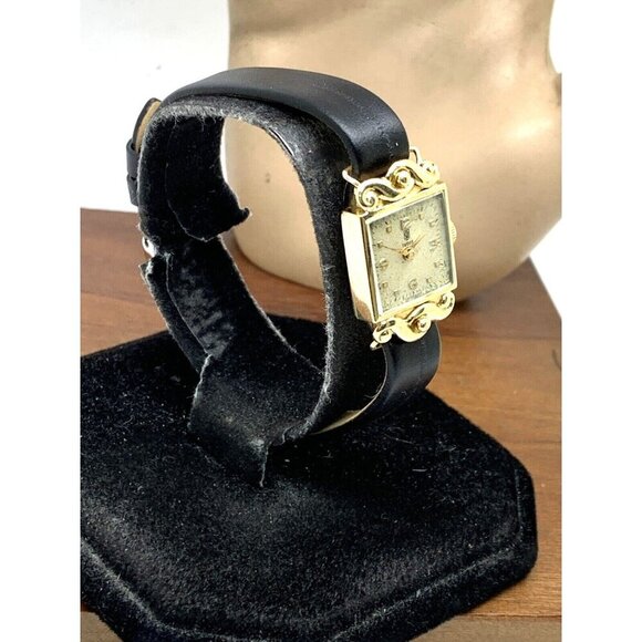 Tudor by Rolex Women's Watch 1108 Swiss Manual Wind 18K Yellow Gold Case… - Picture 15 of 15